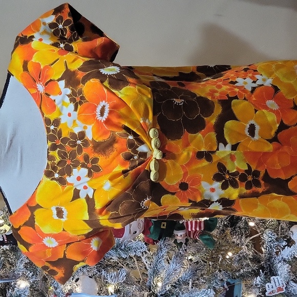 Vintage Handmade Polynesian Bazaar Dress - Picture 2 of 12